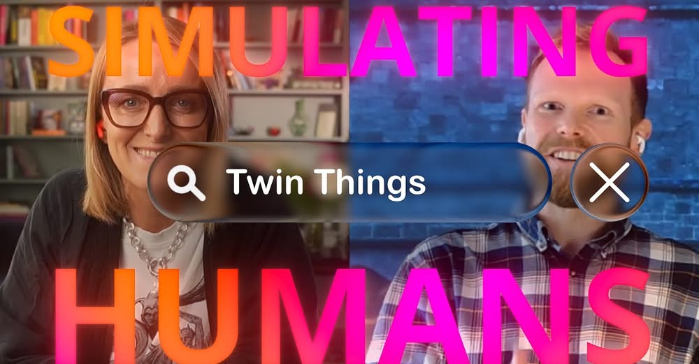 Podcast host Kasia Baliga-Nicholson and guest Cyrille Thinnes featured in the sixth episode of the Twin Things Podcast, ‘From Sick Care to Predictive Medicine’.