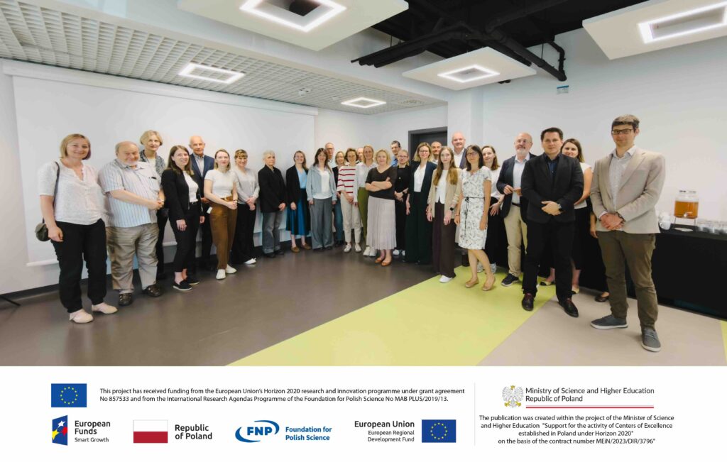 Participants of the Polish Teaming Club 2026 meeting gathered for a group photo at Sano Centre for Computational Medicine in Kraków.